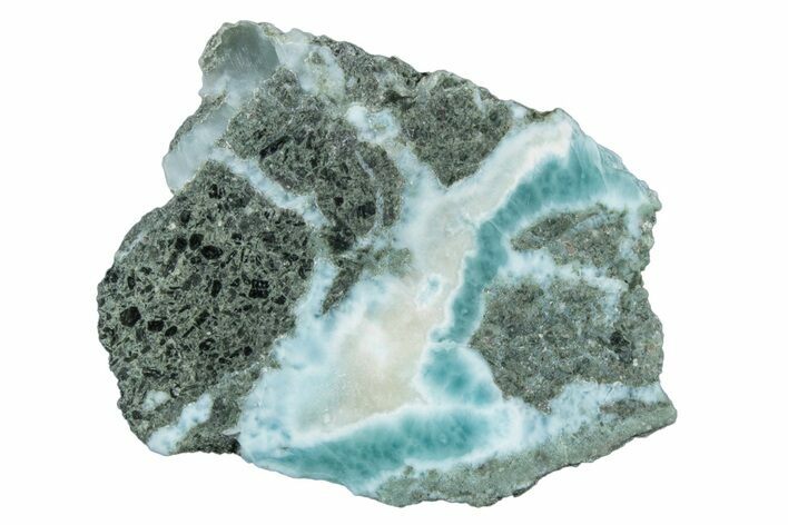 Polished Section of Larimar - Dominican Republic #282498